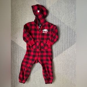 Roots Cabin Park Plaid Onsie